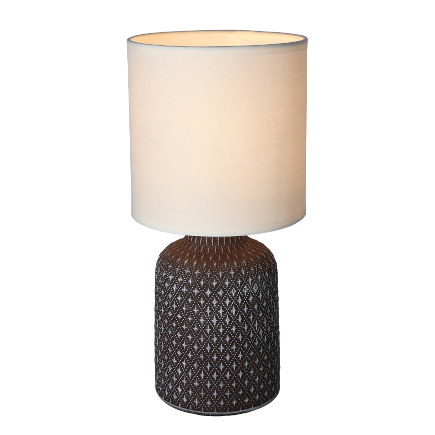 Lámpara de mesa INER 1xE14/40W/230V marrón