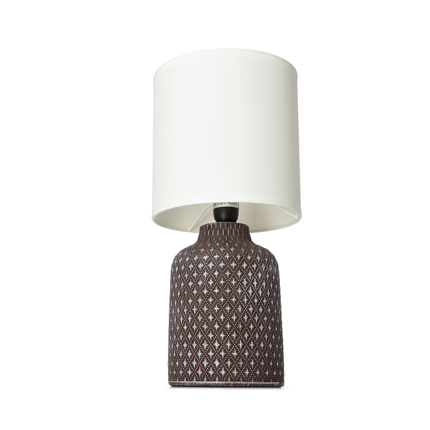 Lámpara de mesa INER 1xE14/40W/230V marrón