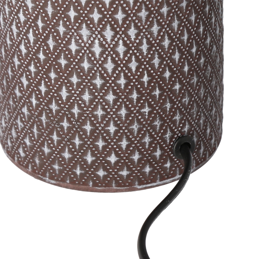 Lámpara de mesa INER 1xE14/40W/230V marrón