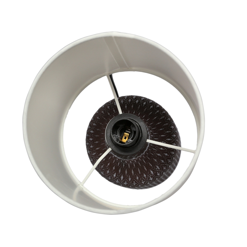 Lámpara de mesa INER 1xE14/40W/230V marrón