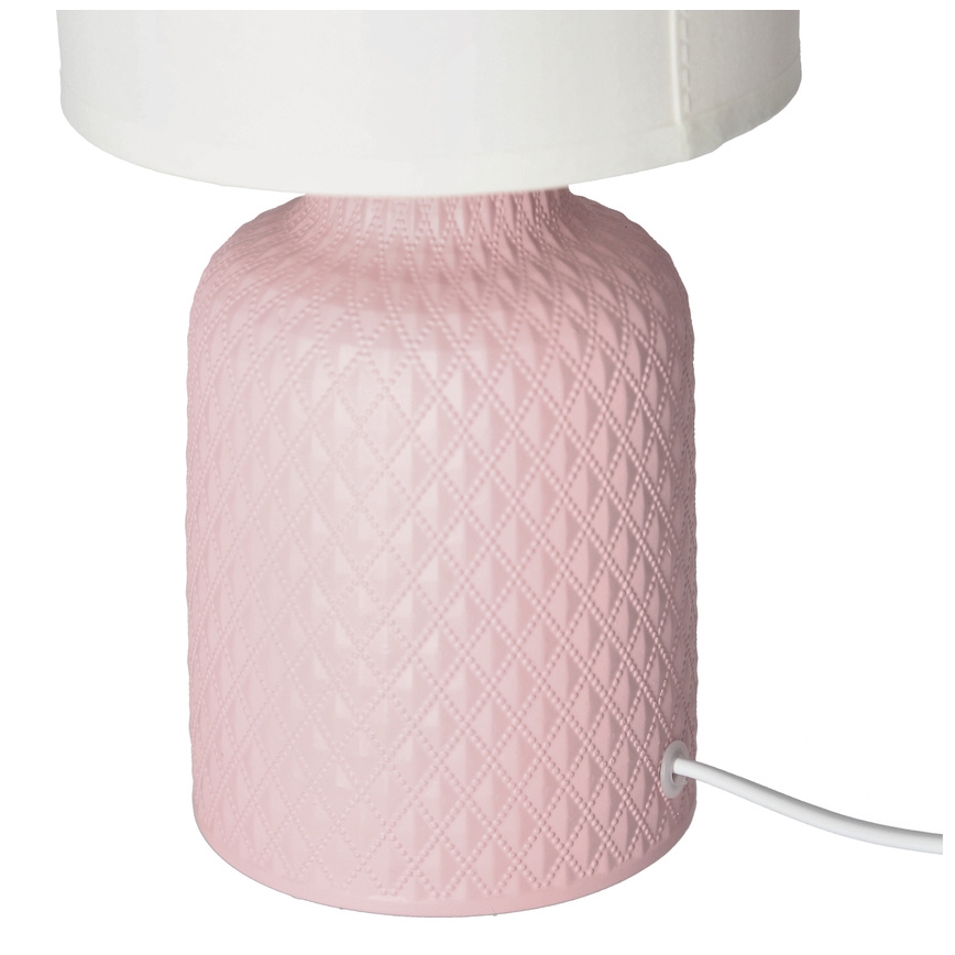 Lámpara de mesa INER 1xE14/40W/230V rosa
