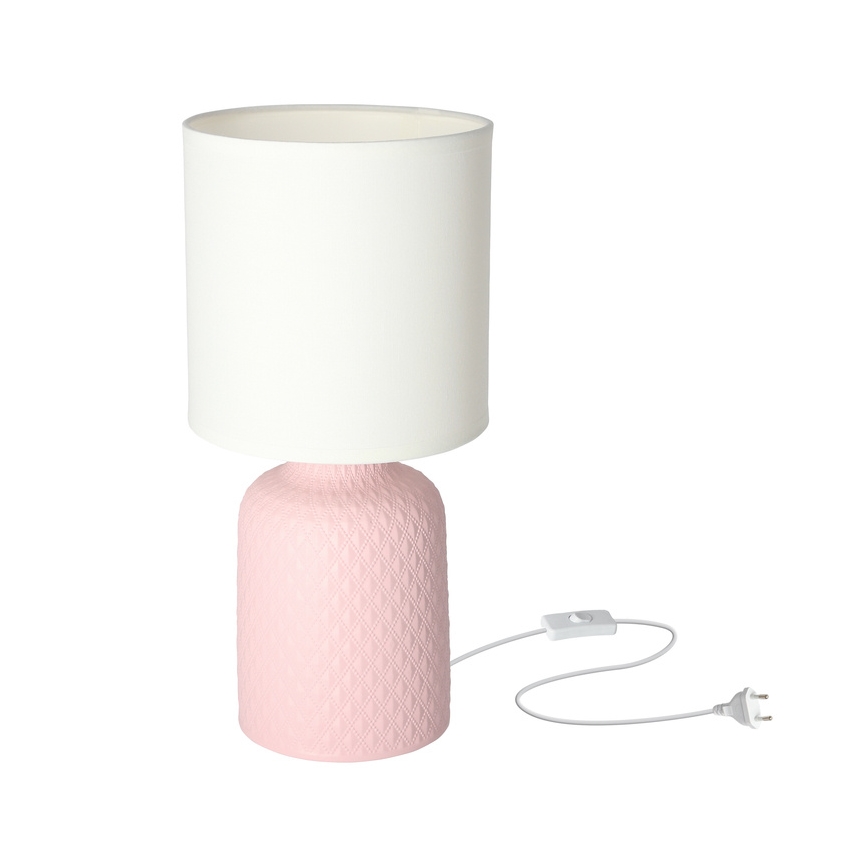 Lámpara de mesa INER 1xE14/40W/230V rosa