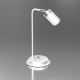 Lámpara de mesa JOKER 1xGU10/25W/230V blanco/cromo brillante