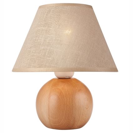 Lámpara de mesa JUTA 1xE27/60W/230V haya