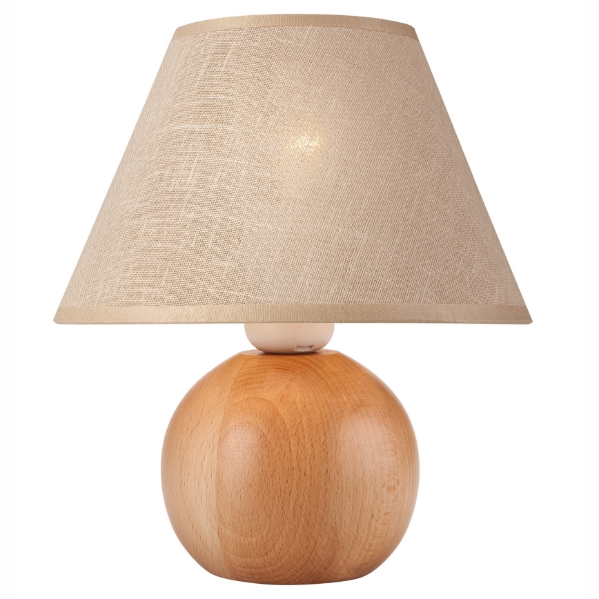 Lámpara de mesa JUTA 1xE27/60W/230V haya