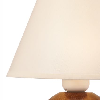 Lámpara de mesa JUTA 1xE27/60W/230V haya