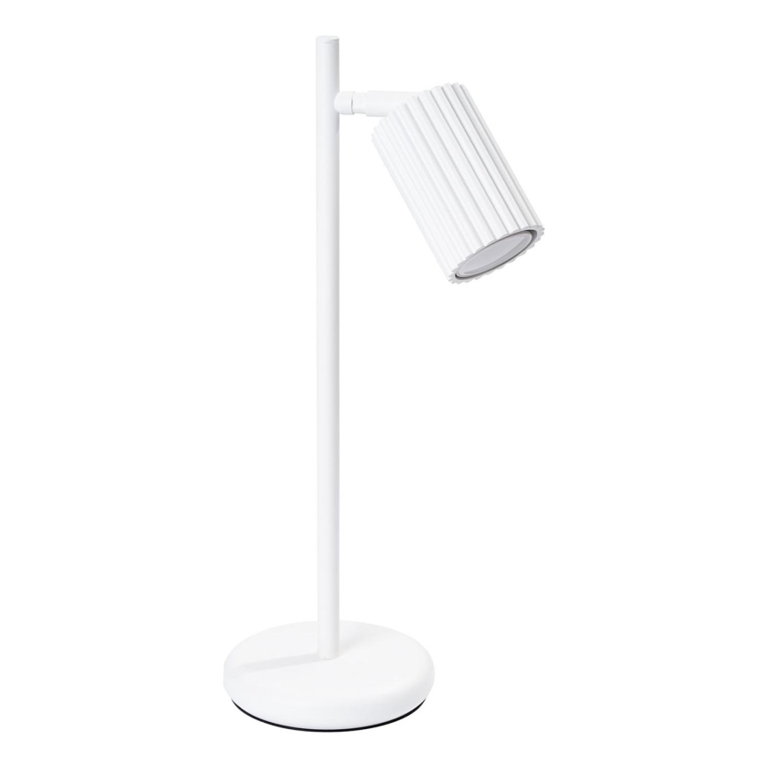 Lámpara de mesa KARBON 1xGU10/10W/230V blanco
