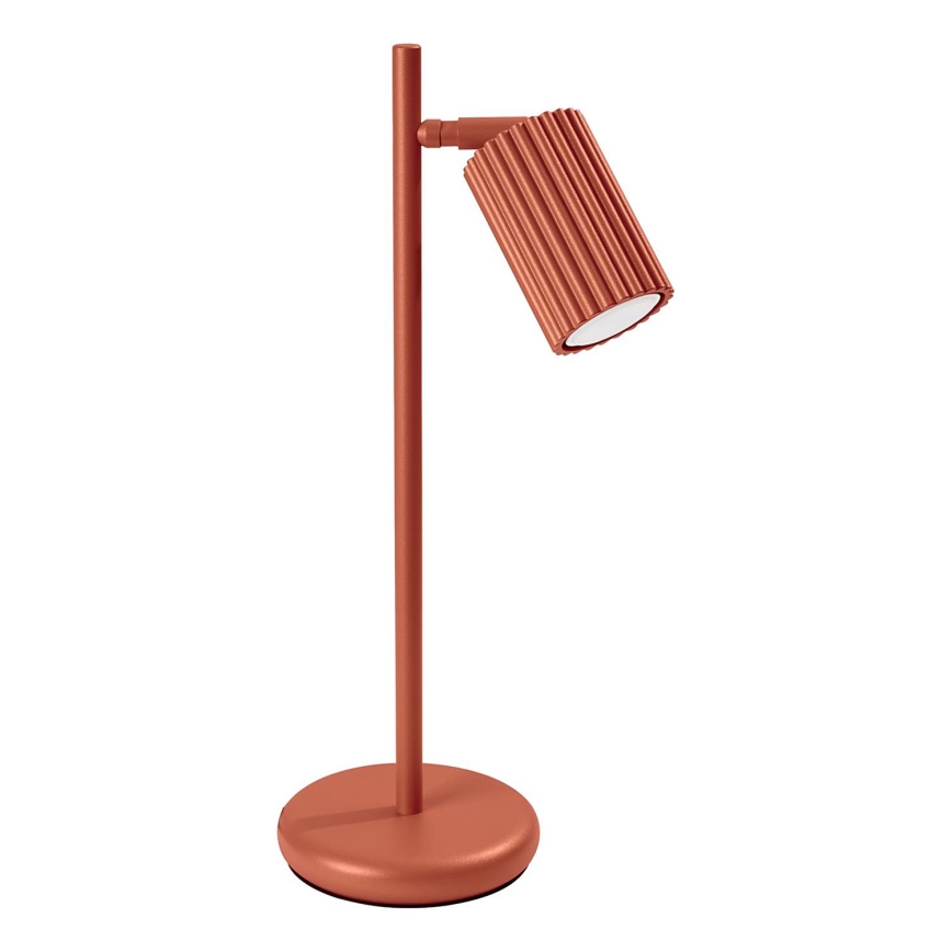 Lámpara de mesa KARBON 1xGU10/10W/230V rojo