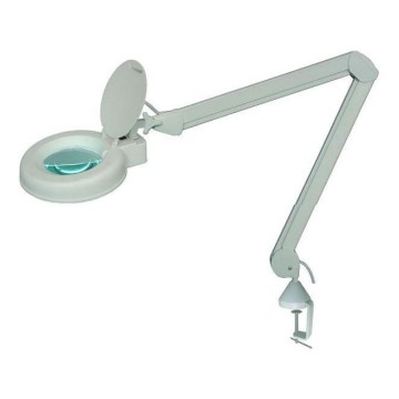 Lámpara de mesa LED con lupa LED/5W/230V 6000K blanco