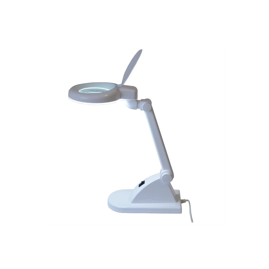 Lámpara de mesa LED con lupa LED/6W/230V blanco