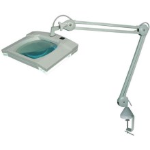 Lámpara de mesa LED con lupa y clip LED/5W/230V
