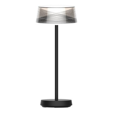 Lámpara de mesa LED de exterior táctil regulable CASABLANCA LED/3,4W/5V USB 3600 mAh IP44 negro