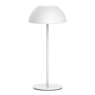 Lámpara de mesa LED de exterior táctil regulable TANZANIA LED/1,8W/5V USB 1800 mAh IP44 blanco