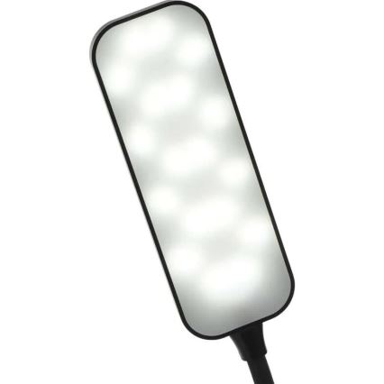 Lámpara de mesa LED flexible regulable LED/12W/230V 3000K/4000K/6500K negro