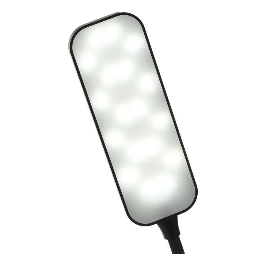 Lámpara de mesa LED flexible regulable LED/12W/230V 3000K/4000K/6500K negro