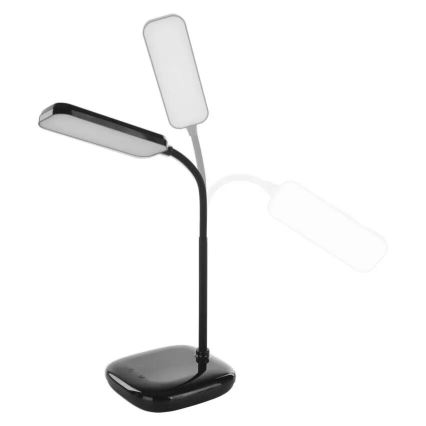 Lámpara de mesa LED flexible regulable LED/12W/230V 3000K/4000K/6500K negro