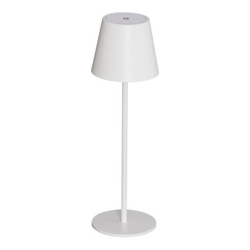 Lámpara de mesa LED recargable y regulable INITA LED/1,2W/1800 mAh IP54 blanco