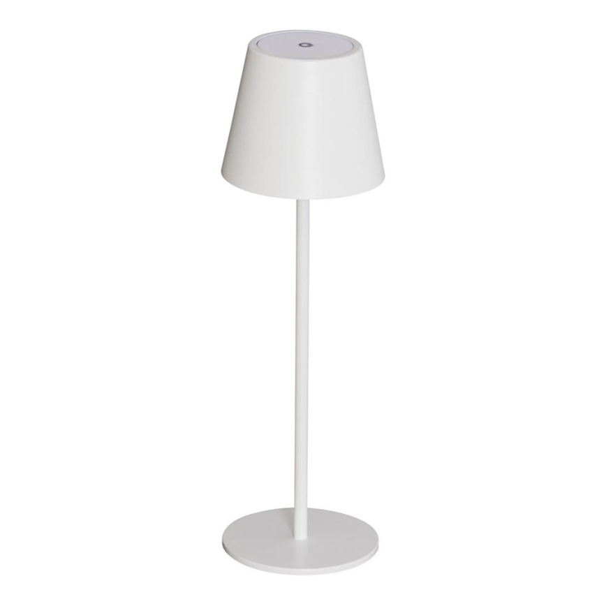 Lámpara de mesa LED recargable y regulable INITA LED/1,2W/1800 mAh IP54 blanco