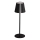 Lámpara de mesa LED recargable y regulable INITA LED/1,2W/1800 mAh IP54 negro