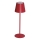 Lámpara de mesa LED recargable y regulable INITA LED/1,2W/1800 mAh IP54 rojo