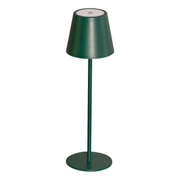 Lámpara de mesa LED recargable y regulable INITA LED/1,2W/1800 mAh IP54 verde