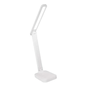 Lámpara de mesa LED recargable y regulable LED/5W/3,7V 3000K/4000K/6500K 800mAh blanco