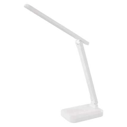 Lámpara de mesa LED recargable y regulable LED/5W/3,7V 3000K/4000K/6500K 800mAh blanco