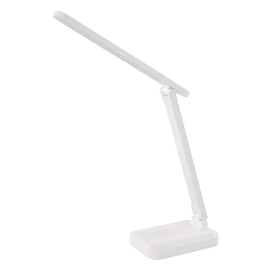 Lámpara de mesa LED recargable y regulable LED/5W/3,7V 3000K/4000K/6500K 800mAh blanco