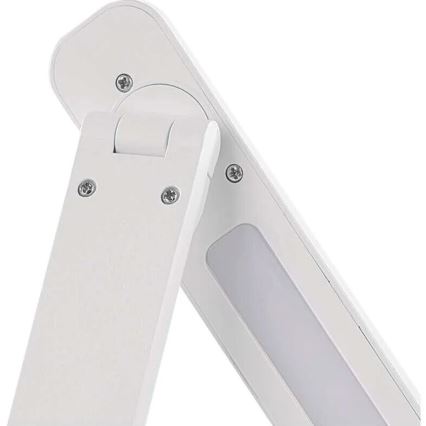 Lámpara de mesa LED recargable y regulable LED/5W/3,7V 3000K/4000K/6500K 800mAh blanco