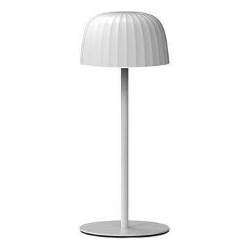 Lámpara de mesa LED recargable y regulable para exteriores VIVIEN LED/3W/5V 2700K 1600 mAh IP54 blanco