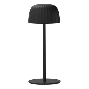 Lámpara de mesa LED recargable y regulable para exteriores VIVIEN LED/3W/5V 2700K 1600 mAh IP54 negro