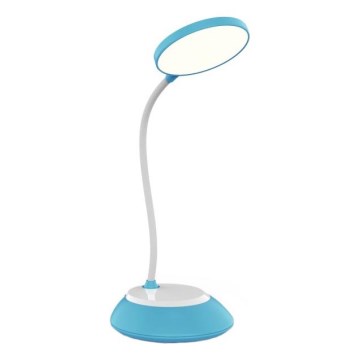 Lámpara de mesa LED recargable y regulable VISUA LED/5W/5V 3000-5000K 1200 mAh azul