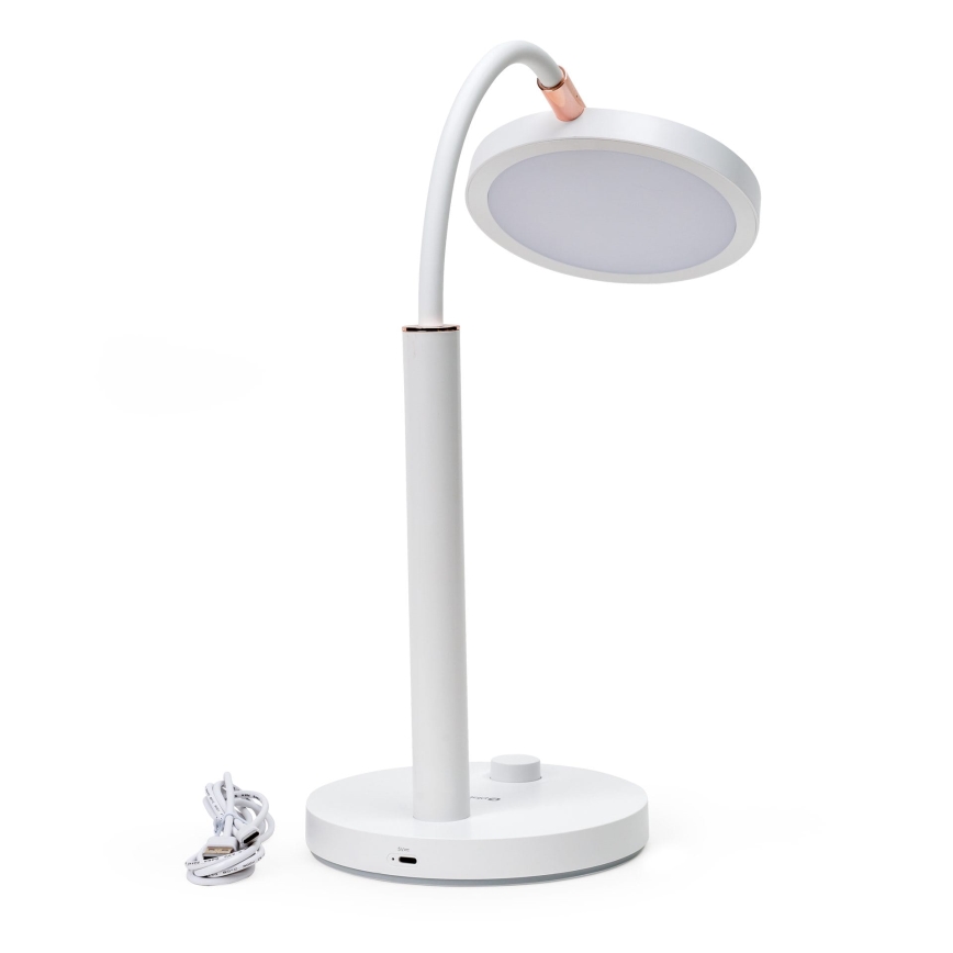 Lámpara de mesa LED regulable AURA LED/10W/230V 3700/4200K CRI 97 blanco