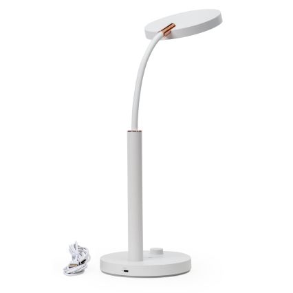 Lámpara de mesa LED regulable AURA LED/10W/230V 3700/4200K CRI 97 blanco