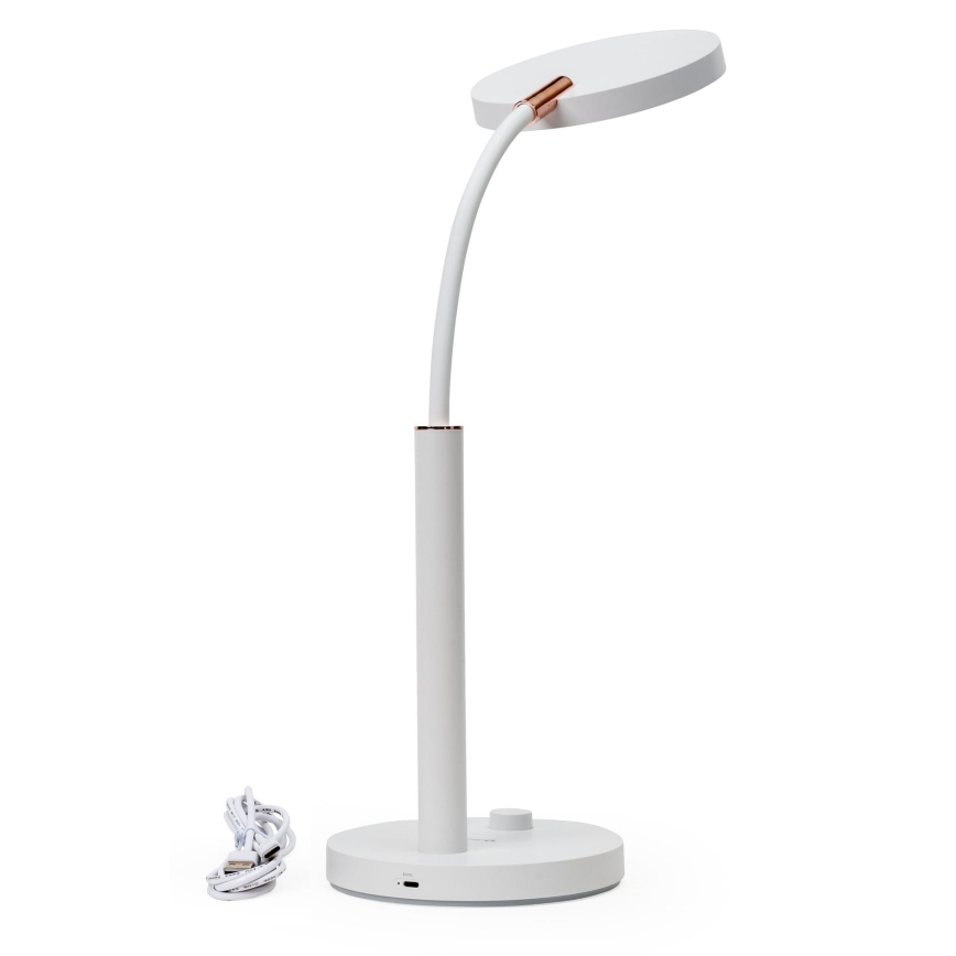 Lámpara de mesa LED regulable AURA LED/10W/230V 3700/4200K CRI 97 blanco
