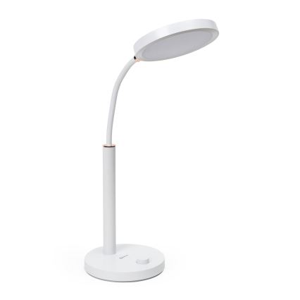 Lámpara de mesa LED regulable AURA LED/10W/230V 3700/4200K CRI 97 blanco