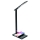Lámpara de mesa LED regulable con cargador inalámbrico JOY LED/6W/230V + USB negro