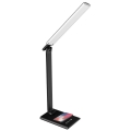 Lámpara de mesa LED regulable con cargador inalámbrico MEGGIE LED/8W/230V + USB