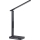 Lámpara de mesa LED regulable con cargador inalámbrico QI, mostrar y Puerto USB LED/7W/230V 3000-6000K negro