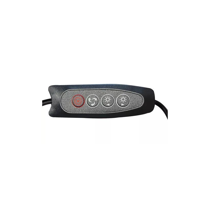 Lámpara de mesa LED regulable con una lupa LED/6W/5V 3000K/4000K/6000K negro