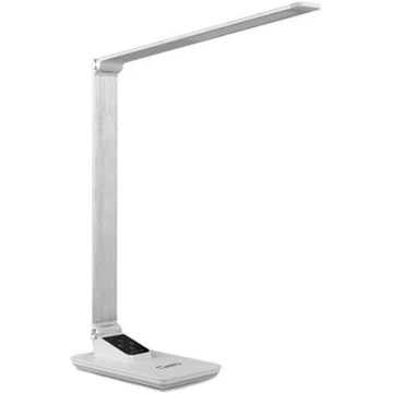 Lámpara de mesa LED regulable con USB LED/7W/230V 3000K/4000K/5500K blanco