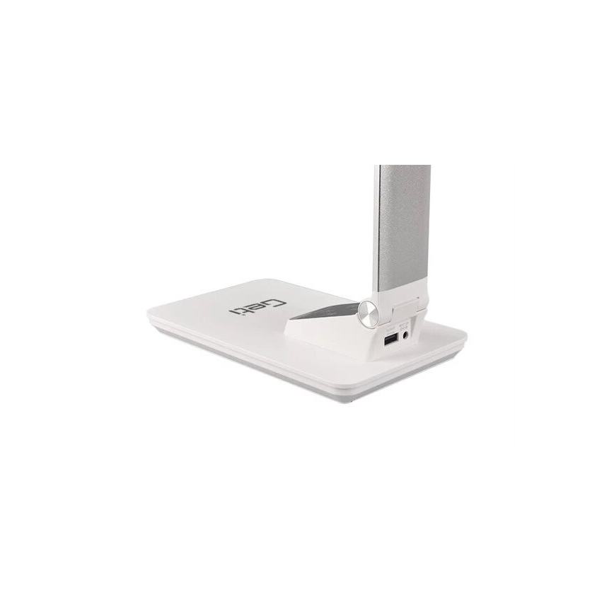 Lámpara de mesa LED regulable con USB LED/7W/230V 3000K/4000K/5500K blanco