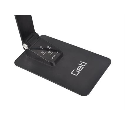 Lámpara de mesa LED regulable con USB LED/7W/230V 3000K/4000K/5500K negro