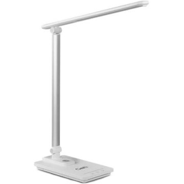 Lámpara de mesa LED regulable con USB LED/9W/230V 3000K/4000K/5500K blanco