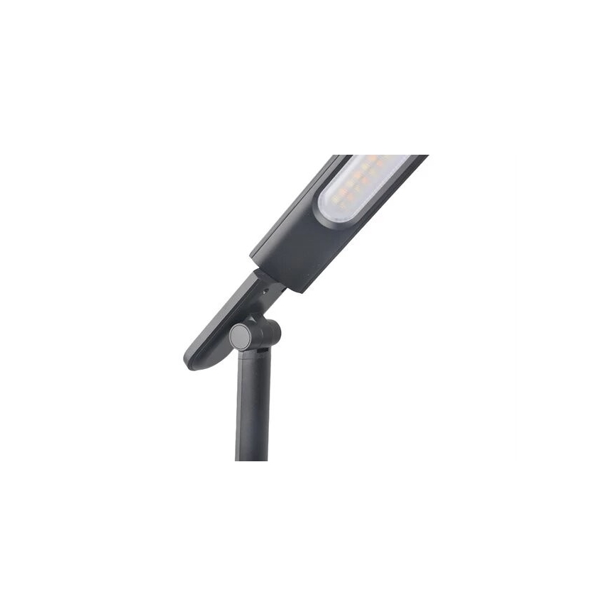 Lámpara de mesa LED regulable con USB LED/9W/230V 3000K/4000K/5500K negro