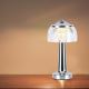 LED Lámpara de mesa táctil recargable y regulable LED/1W/5V 3000-6000K 1800 mAh cromo