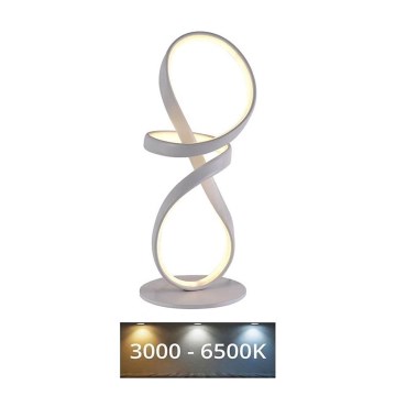 Lámpara de mesa LED regulable LED/26W/230V 3000/4000/6500K blanco
