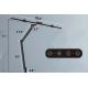Lámpara de mesa LED regulable táctil flexible LED/24W/230V 3000-6500K CRI 92 negro
