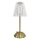 Lámpara de mesa LED regulable táctil recargable ELBA LED/1,6W/800 mAh 3000/4000/6000K dorado/transparente