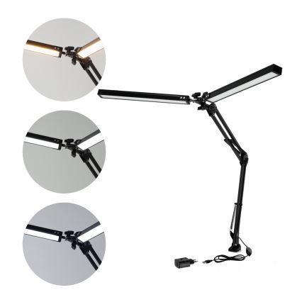 Lámpara de mesa LED regulable TENUIX DUO 2xLED/14W/230V 3000-6000K